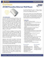 datasheet Corinex AV200 Enterprise Powerline Wall Mount Eng.pdf