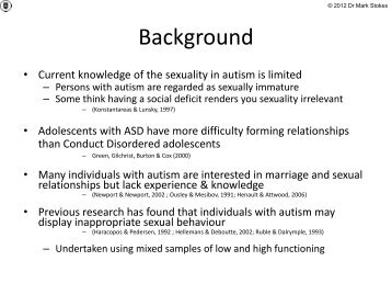 Relationships and sexuality within High Functioning ... - Amaze