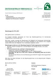 CVI Bewerbung 2012 - Voltigieren in Hessen