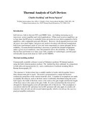 Thermal Analysis of GaN Devices - ARMMS RF & Microwave Society