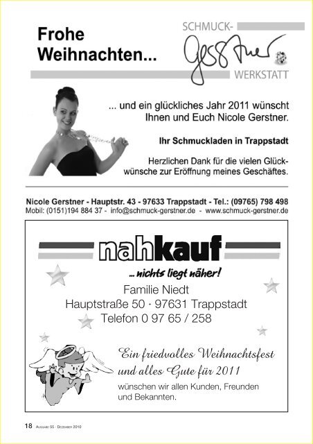 Gemeindeblatt Januar 2011 - Markt Trappstadt