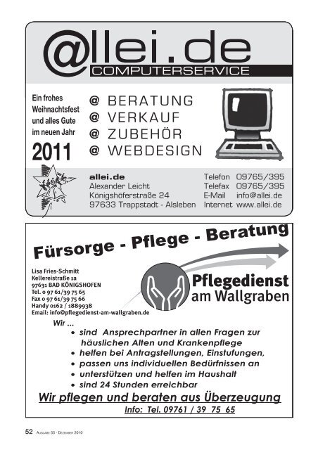 Gemeindeblatt Januar 2011 - Markt Trappstadt