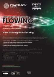 Show Catalogue Advertising - Power-Gen Europe