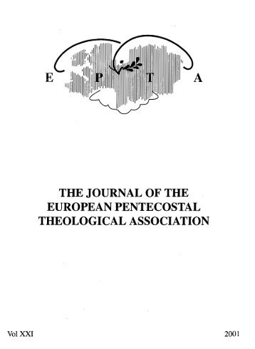 jepta 2001 21 - European Pentecostal Theological Association