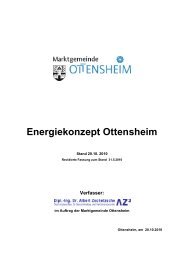 Energiekonzept Ottensheim - Marktgemeinde Ottensheim