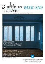 week~end - Le Quotidien de l'Art