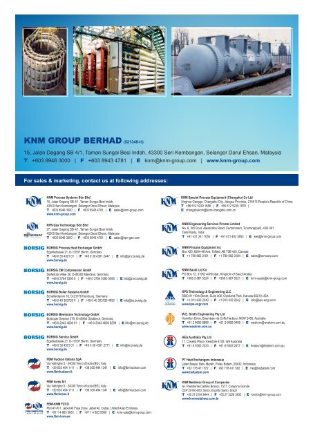 ANNUAL REPORT 2008 - KNM Steel Sdn Bhd