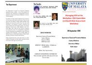 osh course brochure.pub - The Department of Social and Preventive ...