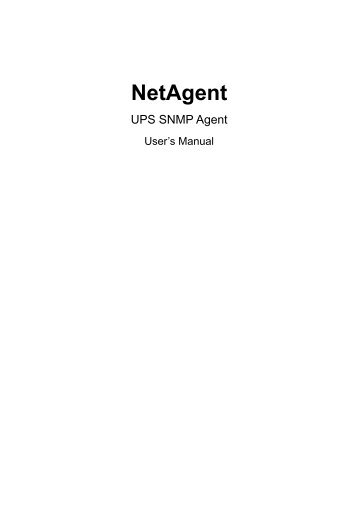 NetAgent Utility V3.30
