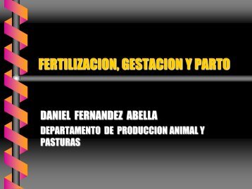 Fecundacion-Ges.. - Departamento de ProducciÃ³n Animal y Pasturas