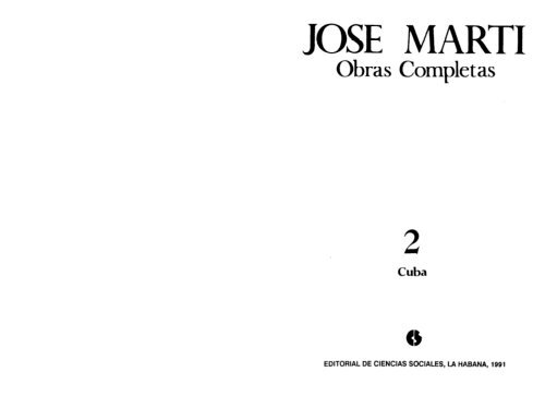 2. CUBA. PolÃ­tica y RevoluciÃ³n II, 1892-1893