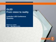 OLED Sales Presentation - Lyskultur