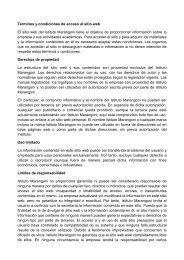 nota sobre el tratamiento de datos - Istituto Marangoni