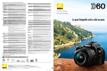 Nikon D60: La gran fotografÃƒÂ­a estÃƒÂ¡ a sÃƒÂ³lo un paso