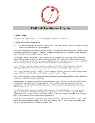 CAR RSO Certification Program