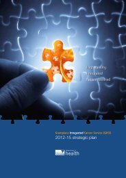 GICS Strategic Plan 2012-2015 - Grampians Integrated Cancer ...