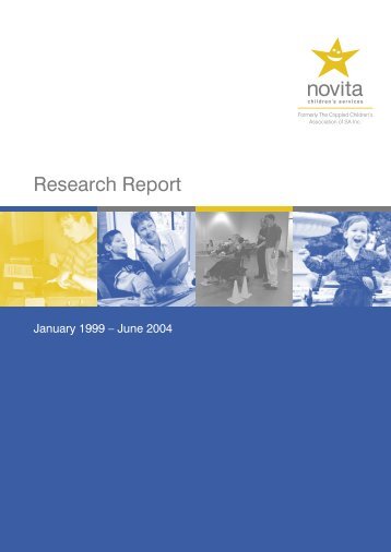 Novita Research Report January 1999 - Novita Children's Services