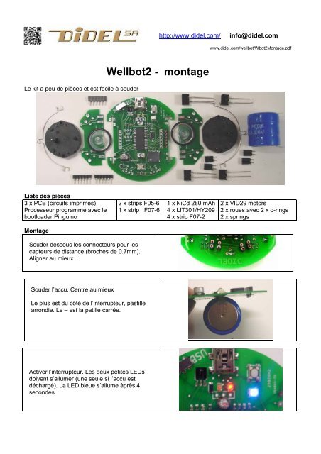 Wellbot2 - montage - Didel.com