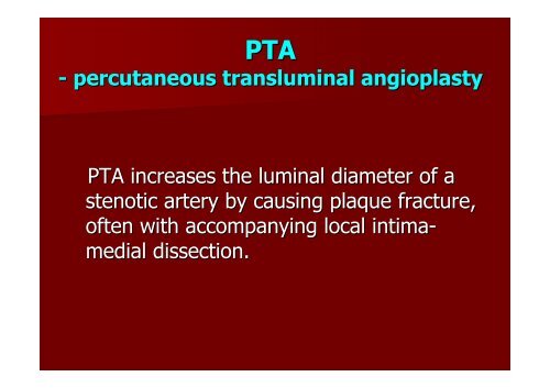 Vascular intervention