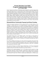 Status Report 13 March 2008 - Poverty Alleviation Fund, Nepal