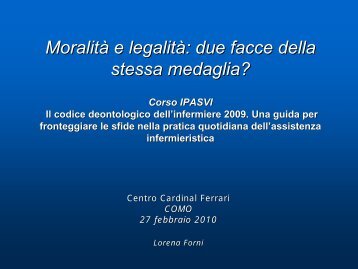 Dott.ssa Lorena Forni - Ipasvi