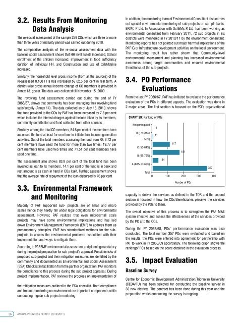 Fiscal year 2010/11 - Poverty Alleviation Fund, Nepal