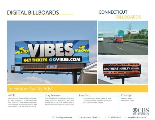 DIGITAL BILLBOARDS - CBS Outdoor