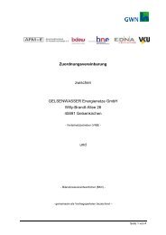 Zuordnungsermächtigung - GELSENWASSER Energienetze GmbH