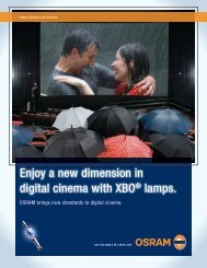 XBO Digital Cinema - Digital Cinema Equipment