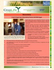 Newsletter April 2013 - CropLife Africa Middle East