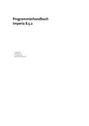 Programmierhandbuch Imperia 8.5.2