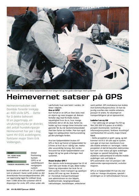 Utgave 1 - Heimevernet - Forsvaret