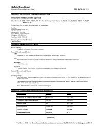 MATERIAL SAFETY DATA SHEET - Henry Schein