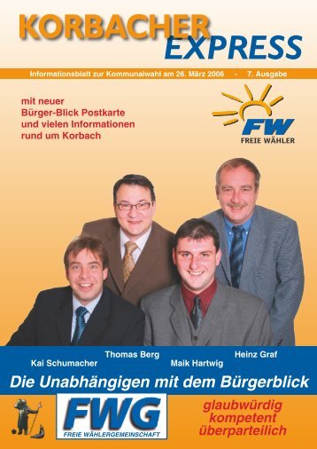 Korbacher Express 7. Ausgabe - FWG Korbach