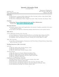 Quentin A. Funk - Department of Mathematics - Rice University