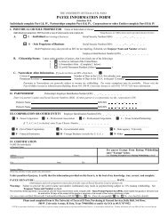 PAYEE INFORMATION FORM - University of Texas at El Paso