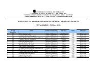 Resultado prova escrita ed 003-09 _2Ã‚Âº - Universidade Federal de ...