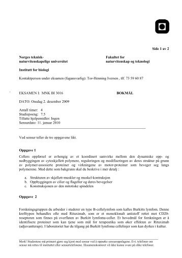 BI3016 B.pdf - Institutt for biologi