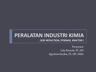 peralatan industri kimia (size reduction, storage, reactor )