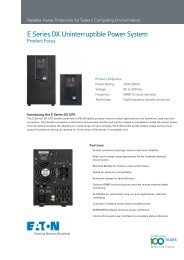 E Series DX Uninterruptible Power System