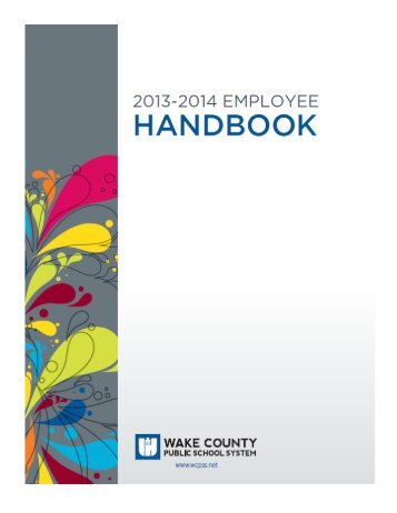 WCPSS Employee Handbook - Wake County Public School System