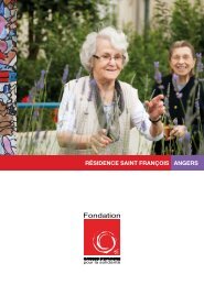 résidence saint françois angers - Fondation Caisses d'Epargne pour ...