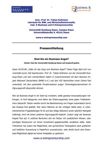 PDF - Lehrstuhl fÃ¼r E-Business und E-Entrepreneurship