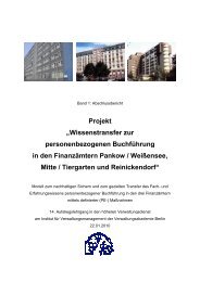 Projekt „Wissenstransfer zur personenbezogenen Buchführung in ...