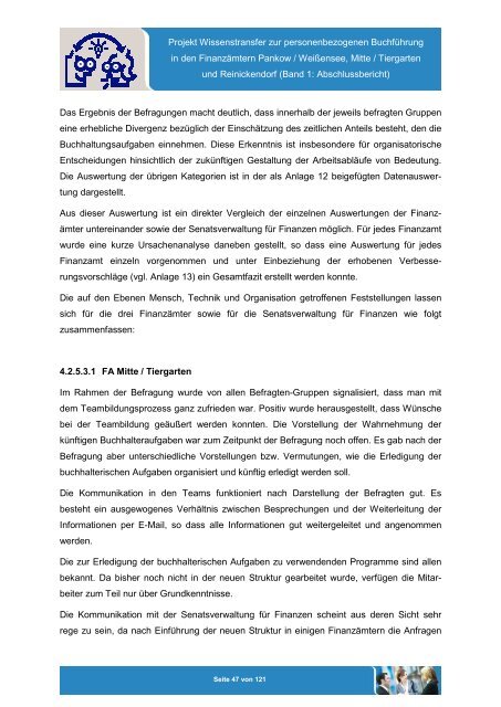 Projekt „Wissenstransfer zur personenbezogenen Buchführung in ...