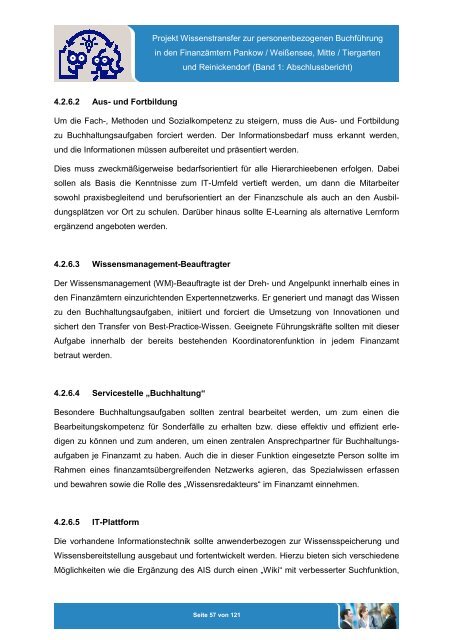 Projekt „Wissenstransfer zur personenbezogenen Buchführung in ...