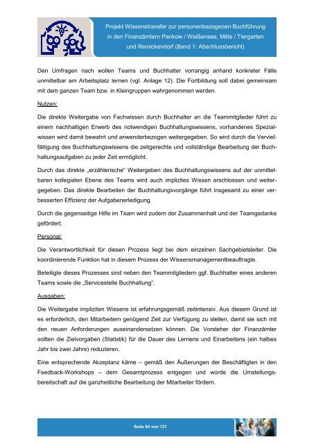 Projekt „Wissenstransfer zur personenbezogenen Buchführung in ...