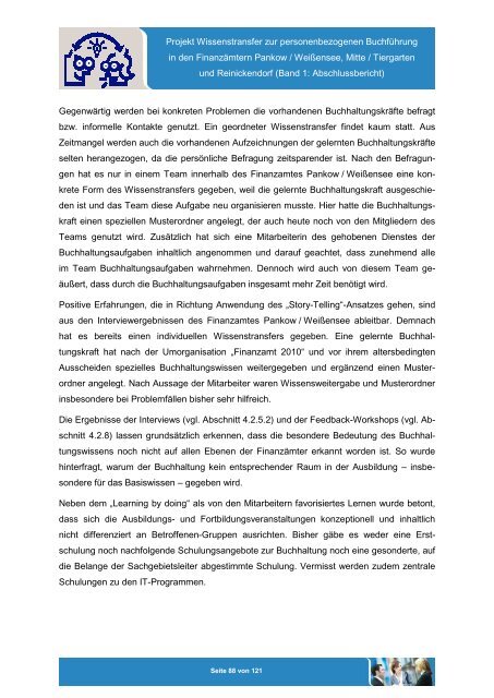 Projekt „Wissenstransfer zur personenbezogenen Buchführung in ...