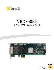 VRC7008L DVR Add-in Card - Stretch Inc