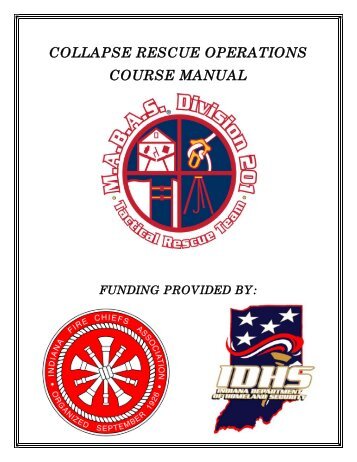 Collapse Ops Manual - MABAS 201 TACTICAL RESCUE TEAM